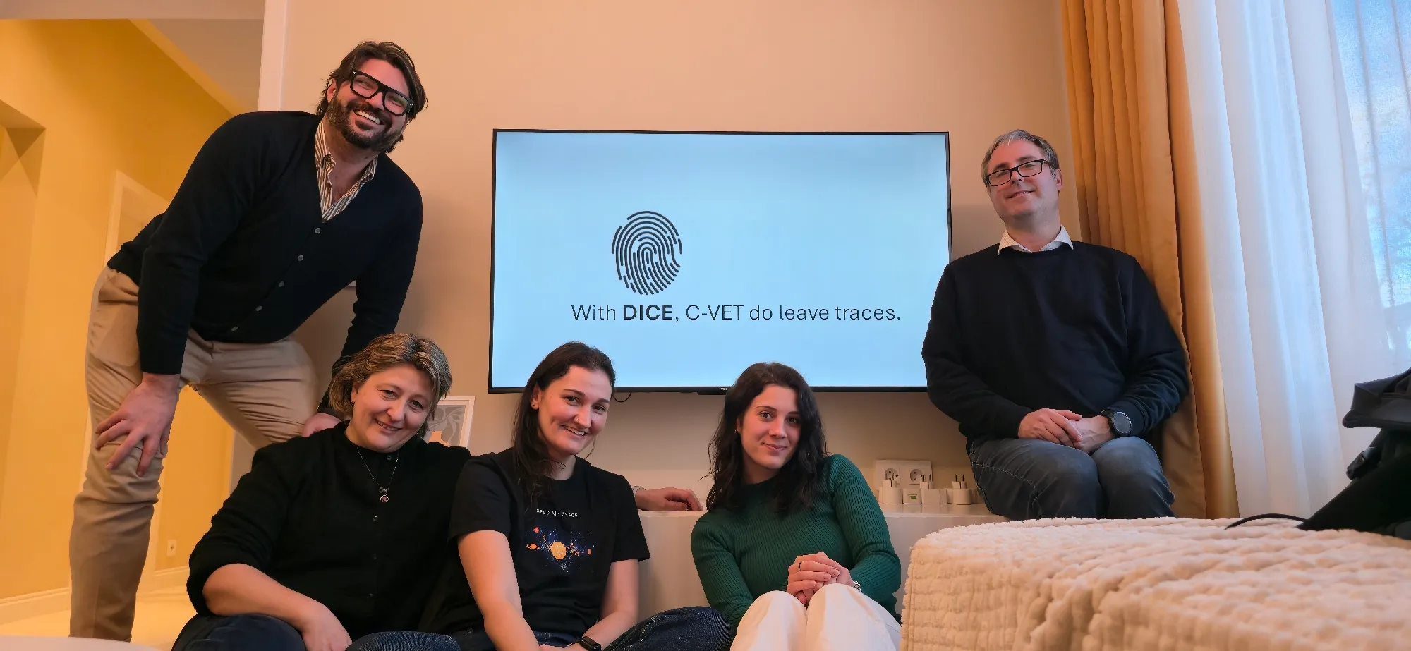 The DICE consortium partners at the first meeting in Sofia